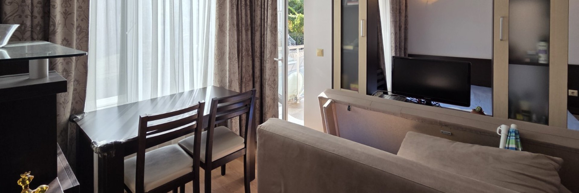 One-room apartment in the town of Byala